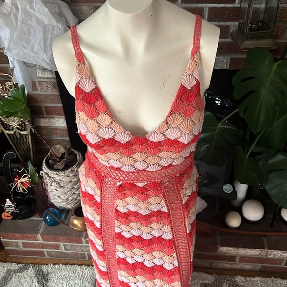 Zac Posen Misty Crochet Shell Gown - Picture 2 of 13